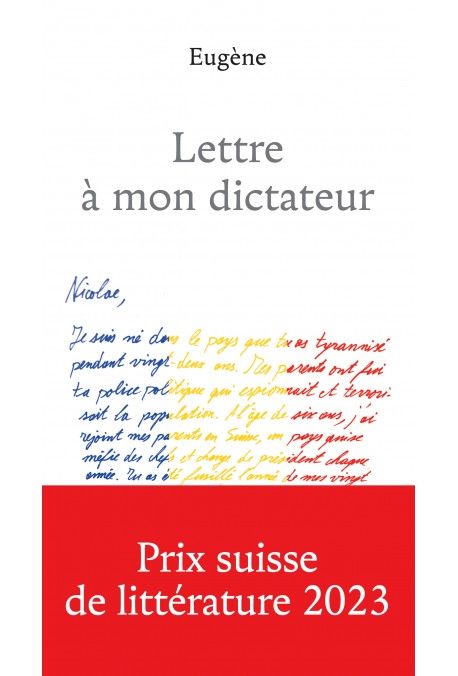 lettre à mon dictateur