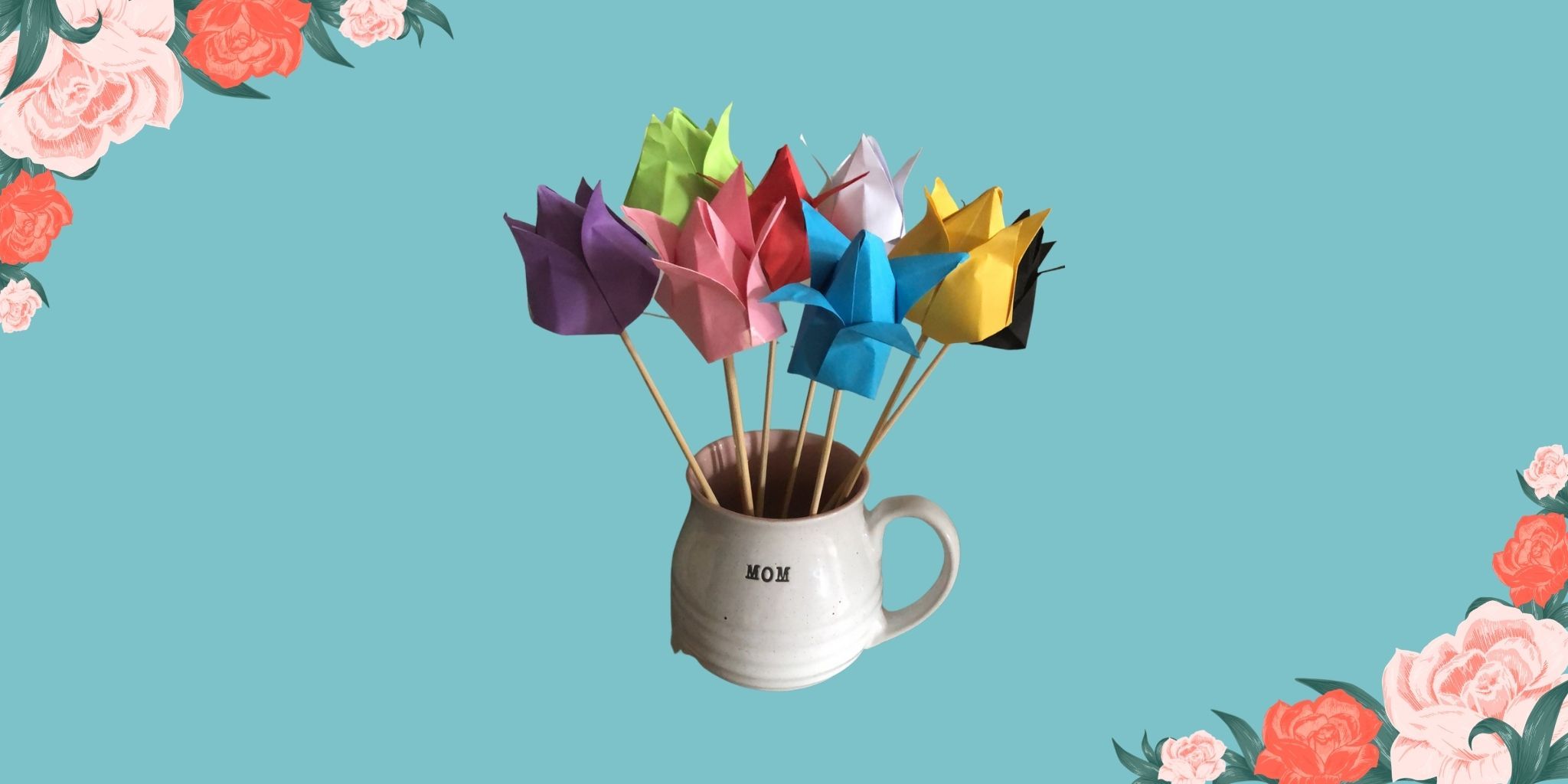origami tulipe 2